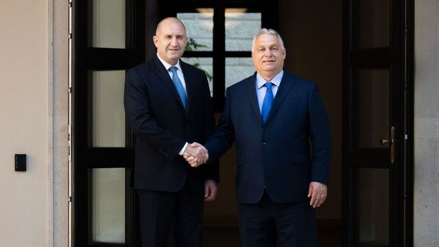 Orbánnal, Szijjártóval és Sulyokkal is tárgyalt a Budapestre érkező bolgár elnök