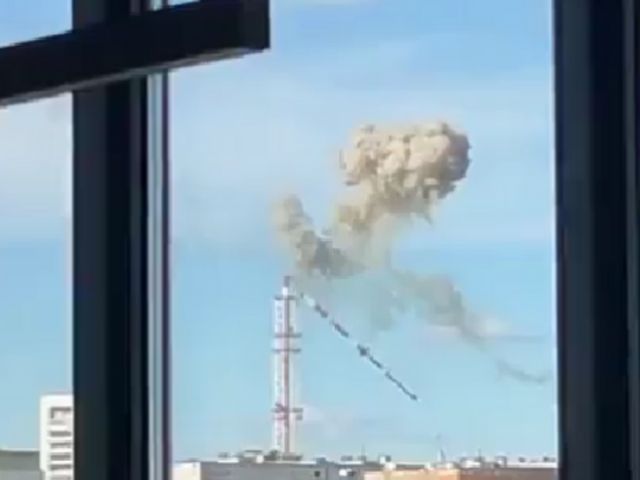 La torre della tv di Kharkiv distrutta da un raid russo
