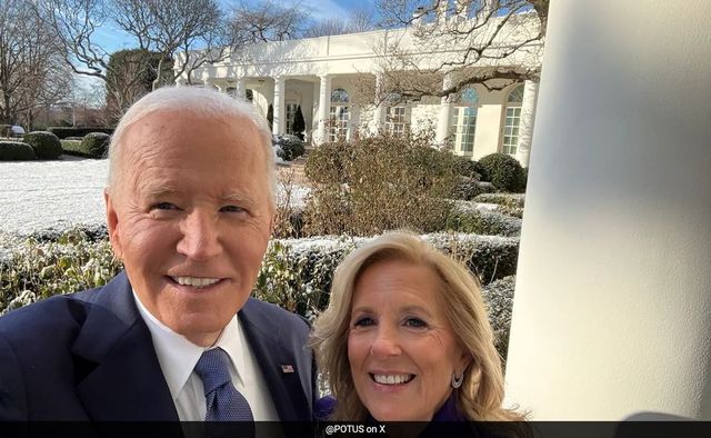 Joe Biden Shares Final Selfie At White House With Jill Biden