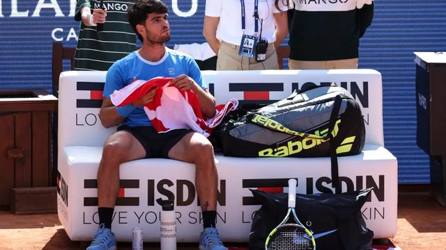 Carlos Alcaraz, baja del Godó