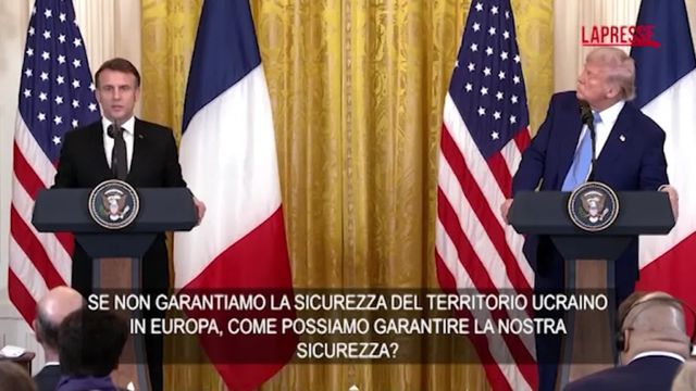 Trump, 'l'Europa darà garanzie di sicurezza a Kiev'