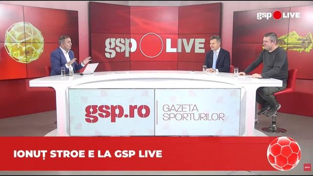 Ionuț Stroe, fostul ministru al sportului, a fost la GSP Live