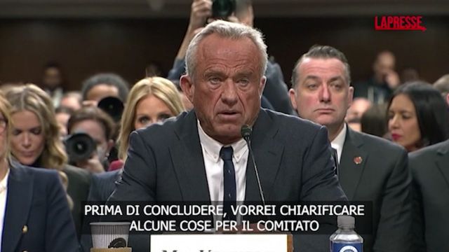 Rfk al Senato, 'non sono un no vax'