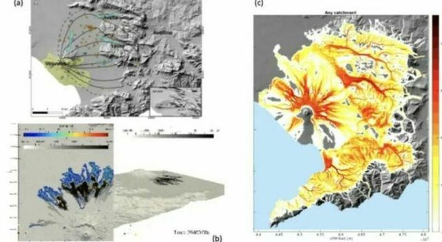 Vesuvio: valutata la pericolosità delle colate di fango susseguenti alle eruzioni sub-pliniane nella Piana Campana