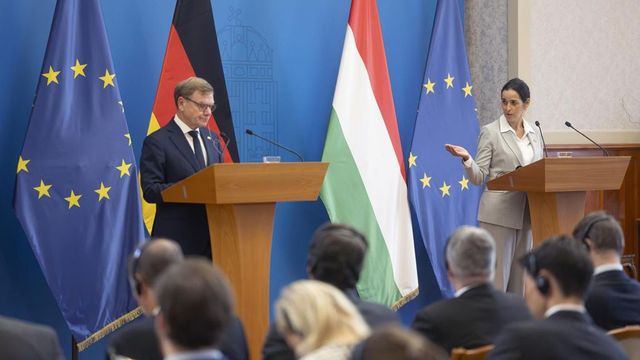 Orbán Anita a német külügyminisztert fogadta Budapesten
