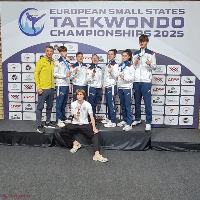 Sportivii moldoveni au cucerit șapte medalii la Campionatul European al țărilor mici la taekwondo