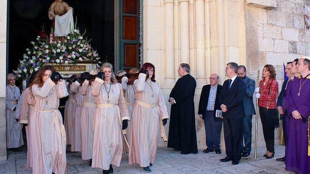 La procesión del Encuentro de Albacete suspendida por las lluvias