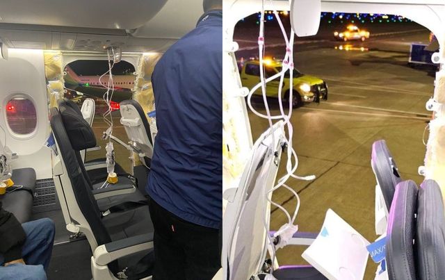 Boeing 737, nuovo allarme sicurezza: Alaska Airlines li lascia a terra dopo esplosione di finestrino in volo