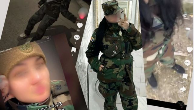 Tot mai multe persoane vor să facă senzație pe Tiktok, îmbrăcate în uniformă militară. Ministerul Apărării: Acestea vor fi amendate