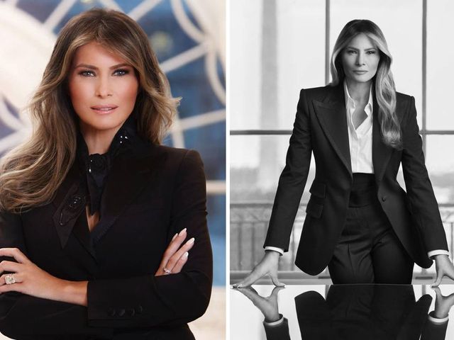 Melania Trump, la foto ufficiale da power woman