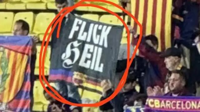 Multa al Barça por la pancarta nazi en el partido ante el Mónaco