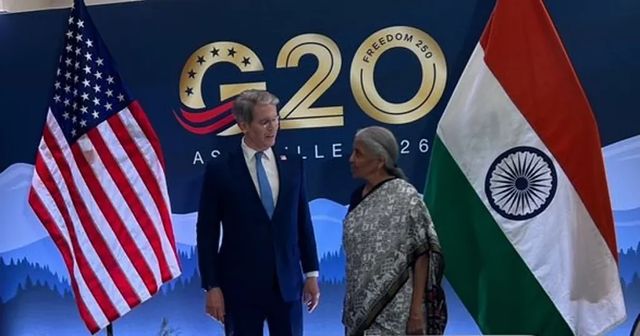 Finance Minister Nirmala Sitharaman meets US Treasury Secretary Bessent