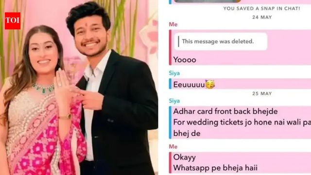 Wedding jo hone nahi wali: Siya Goyal’s Snapchat text to friend goes viral