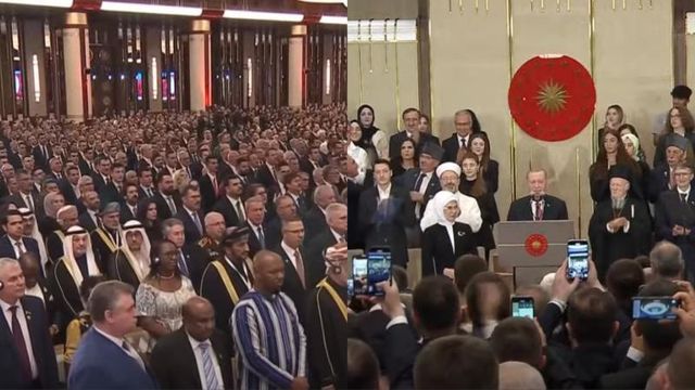 Premierul a participat la inaugurarea Președintelui Turciei