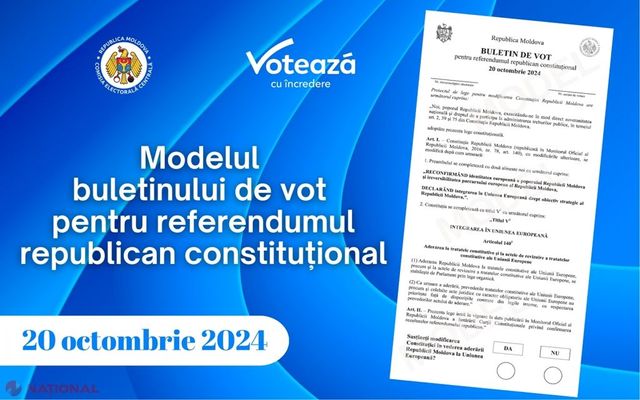 Cum va arăta buletinul de vot pentru referendumul din toamnă