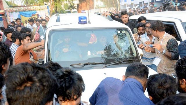 Bengal Education Minister Bratya Basu Injured As Jadavpur University Protests Turn Violent