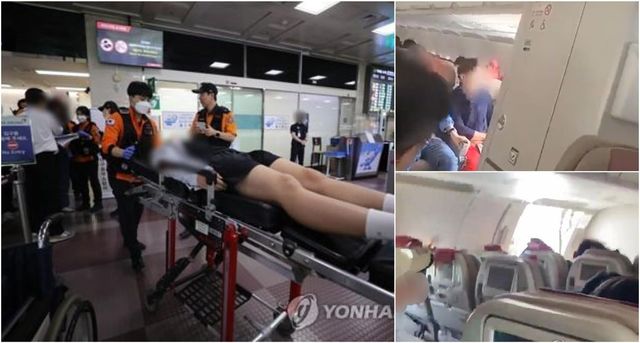 Pasagerul care a deschis în zbor ușa unui avion de pasageri în Coreea de Sud a fost reținut VIDEO