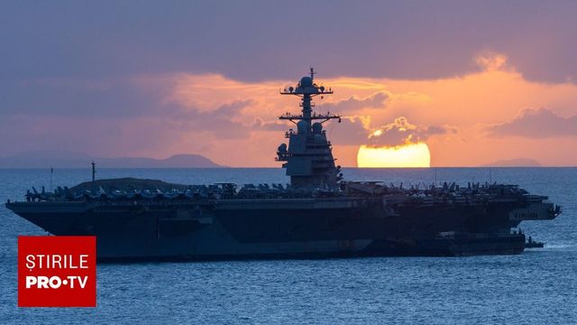 Portavionul USS Gerald Ford va pleca pentru reparații în Creta