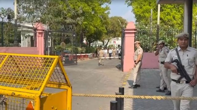 Security breach at Delhi Assembly, masked man drives through gate, flees