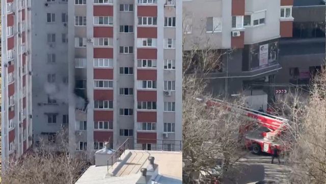 Deflagrație într-un bloc din Chișinău: o persoană a fost dusă la spital