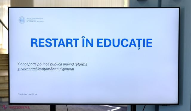 Reforma „Restart în educație”: școlile trec în subordinea noilor Agenții Teritoriale pentru Educație