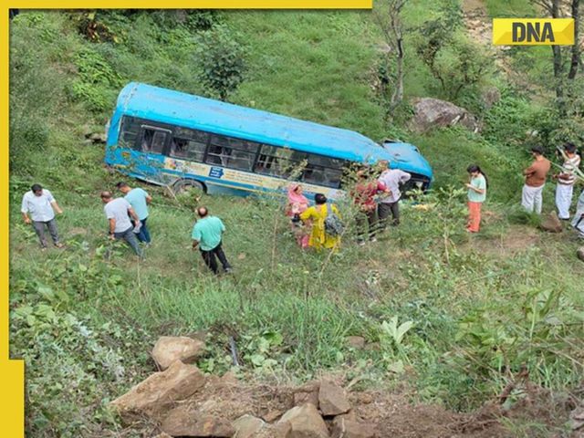5 Dead, Several Injured After Himachal Roadways Bus Falls Into Gorge In Mandi