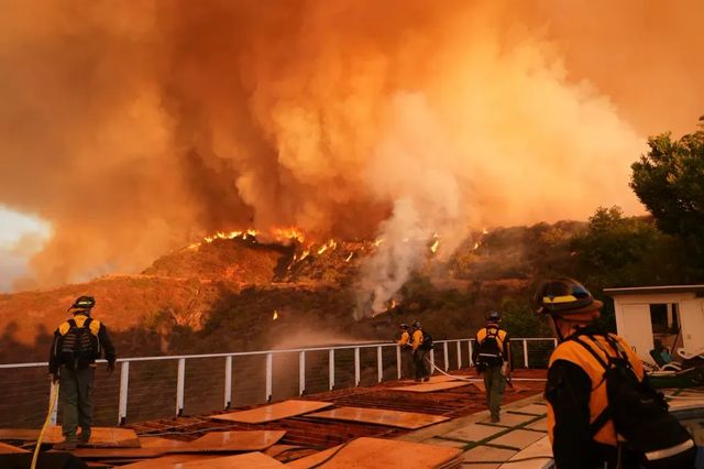 Hoți îmbrăcați în uniforme de pompieri, în zonele distruse de incendiile din Los Angeles. Unele persoane au angajat paznici