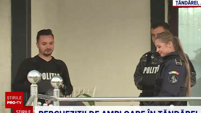 Percheziții la Țăndărei, în județul Ialomița