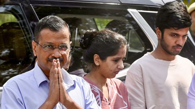 Before returning to Tihar Jail, Kejriwal says exit poll surveys fake, counting agents must stay alert