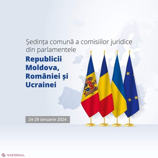 Comisiile din parlamentele Moldovei, României și Ucrainei, în ședință comună