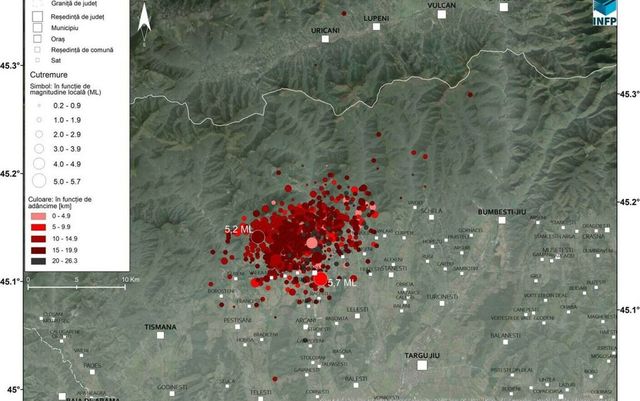 Specialist INFP, despre cutremurele din Gorj: Ne așteptăm să fie seisme și în următoarele săptămâni