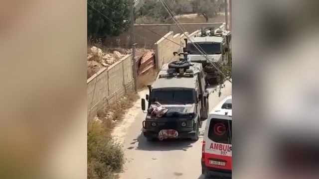 El Ejército de Israel admite violación del protocolo al usar como escudo humano a un palestino herido