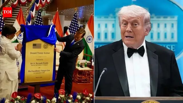 Trump Thanks India After Hyderabad Road Named ‘Donald Trump Avenue’