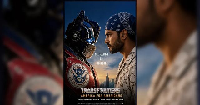 'Get off our roads Mr Singh': Trump administration's 'self-deport' ad sparks row