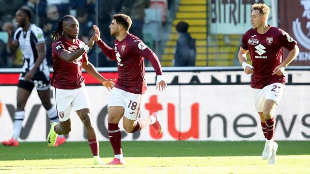 Udinese-Torino 2-2, rimonta granata a Udine