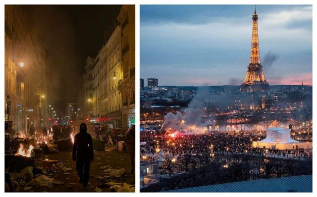 Confruntări între protestatari și forțele de ordine în Franța