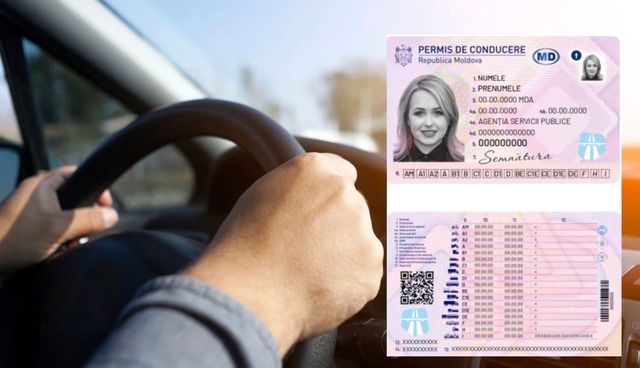 Republica Moldova va avea un nou model de permis de conducere