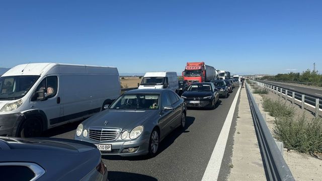 Катастрофа на магистрала „Хемус“ блокира изпреварващата лента в посока Варна