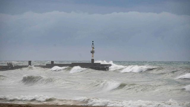 Las provincias en alerta por la borrasca Kristin en Andalucía
