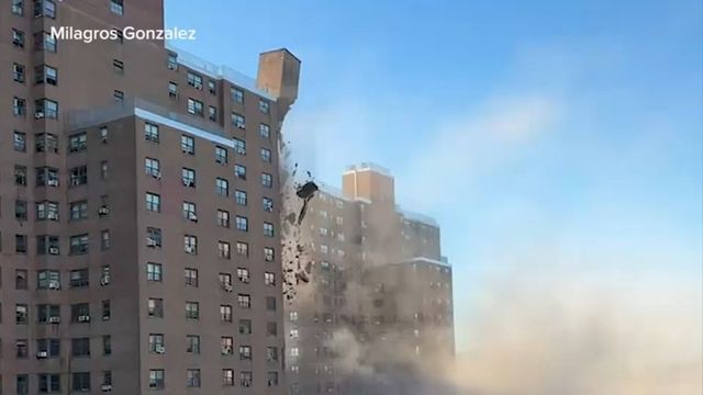 Explozie și prăbușire parțială la un bloc de 20 de etaje din New York