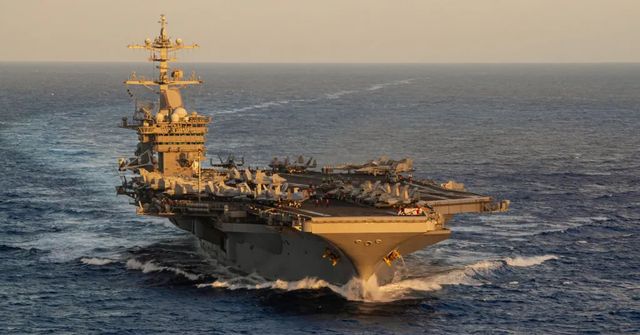 Americký letoun sestřelil íránský dron blížící se k letadlové lodi