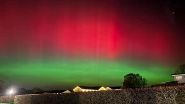 Imagini spectaculoase cu aurora boreală vizibilă din România