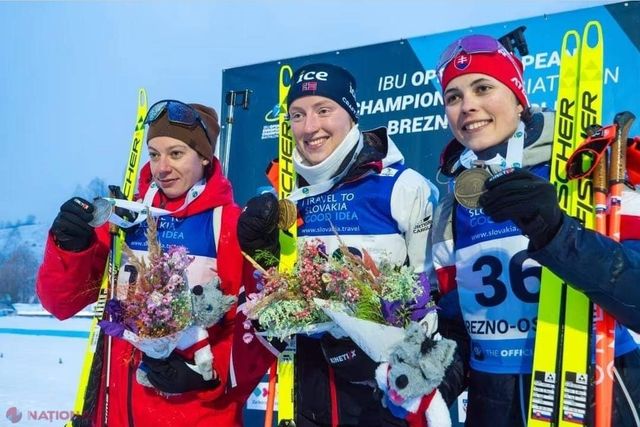 Biatlonista Alina Stremous a devenit vicecampioană europeană în proba de individual pe distanța de 15 km