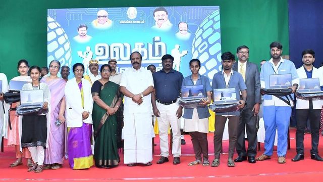 Over 7,270 laptops allotted for distribution to college students in Erode