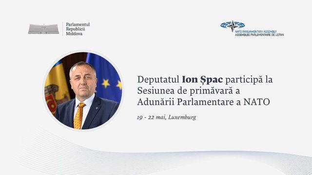 Un deputat de la Chișinău participă la sesiunea de primăvară a Adunării Parlamentare a NATO