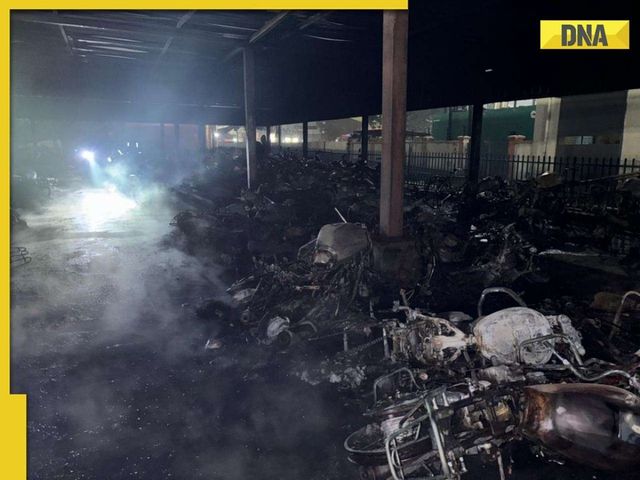 Huge fire breaks out at Varanasi railway station, 200 bikes gutted