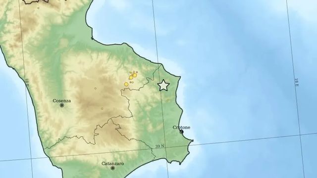 Calabria, doppia scossa di terremoto in provincia di Crotone