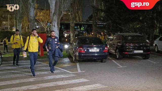 Echipa națională a României a ajuns la Madrid, pentru amicalul cu selecționata Columbiei