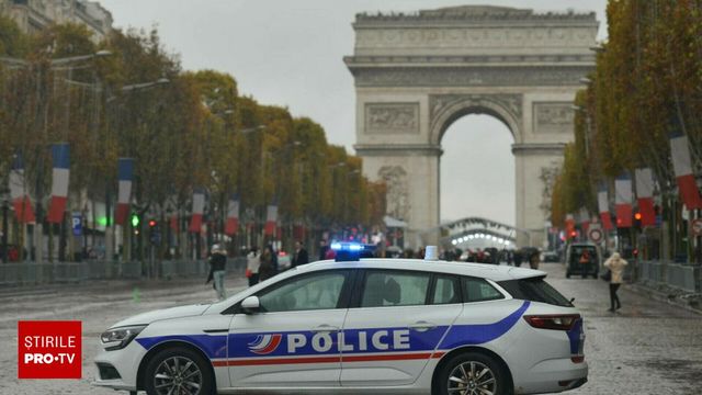 Un bărbat a fost arestat la Paris după ce a rănit un militar cu un cuțit