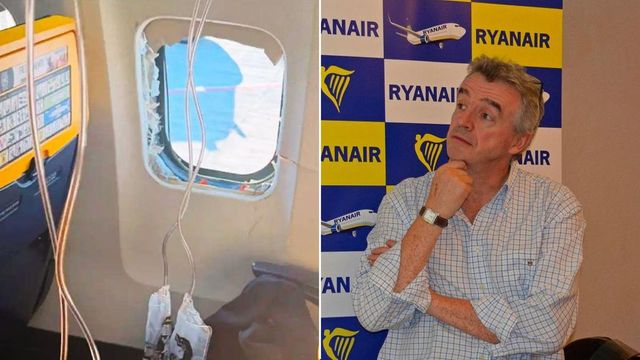 Finestrino rotto in volo, l’ad di Ryanair: “Danno al motore causato da un oggetto estraneo”